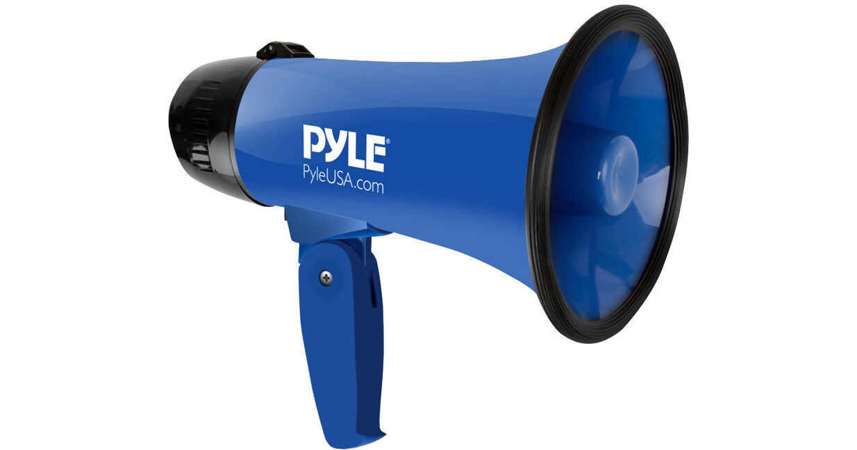 Pyle Pro PMP21BL 20W Megaphone with Siren (Blue) PMP21BL B&H