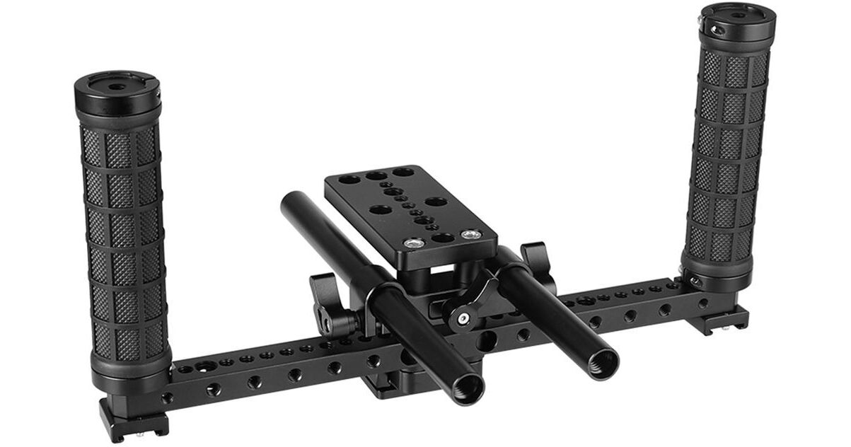 CAMVATE Camera Rig with Arca QR Plate, 15mm Rod System & C2198