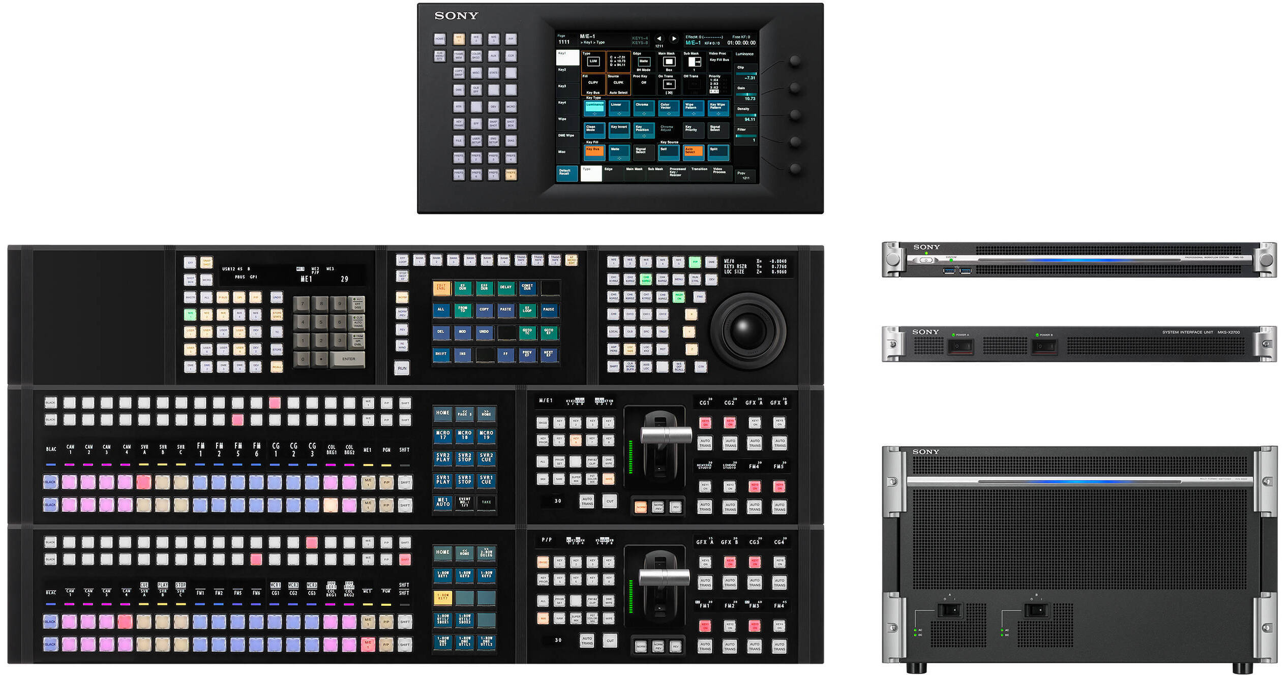 Sony 2 M/E Production Switcher Package XVSF2 B&H Photo Video
