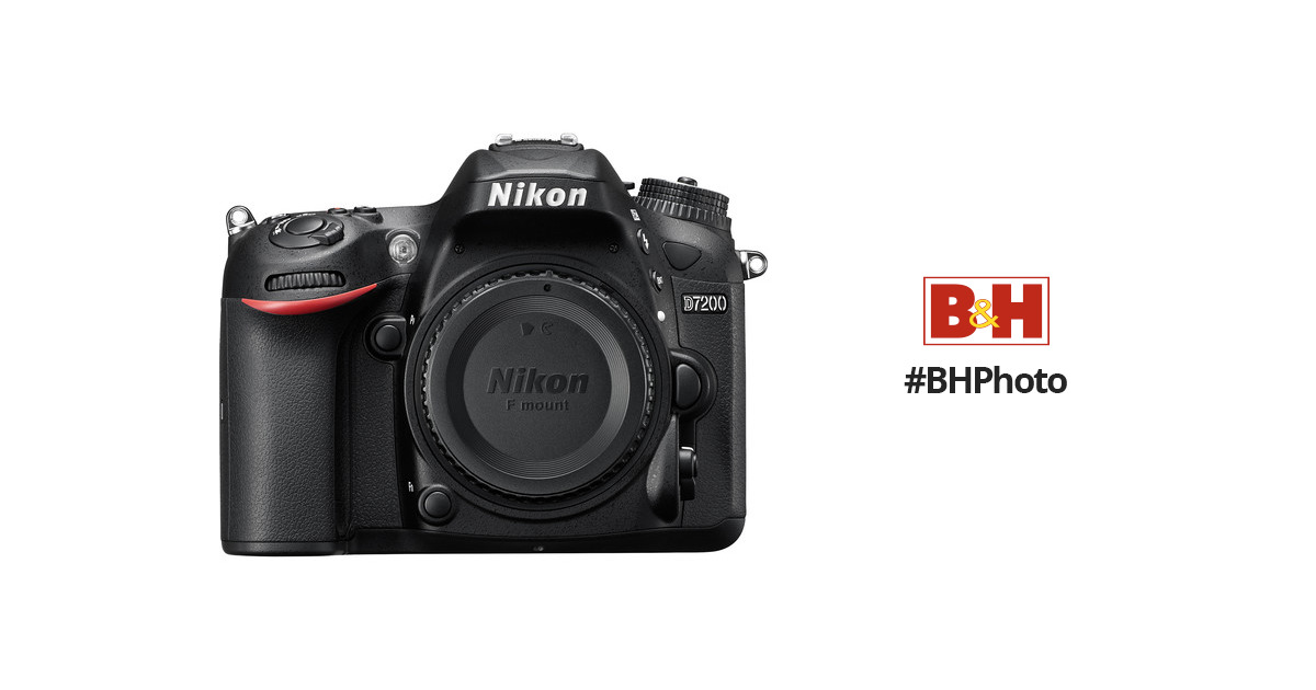 Nikon D7200 DSLR Camera (Body Only, Open Box) 1554OB B&H Photo