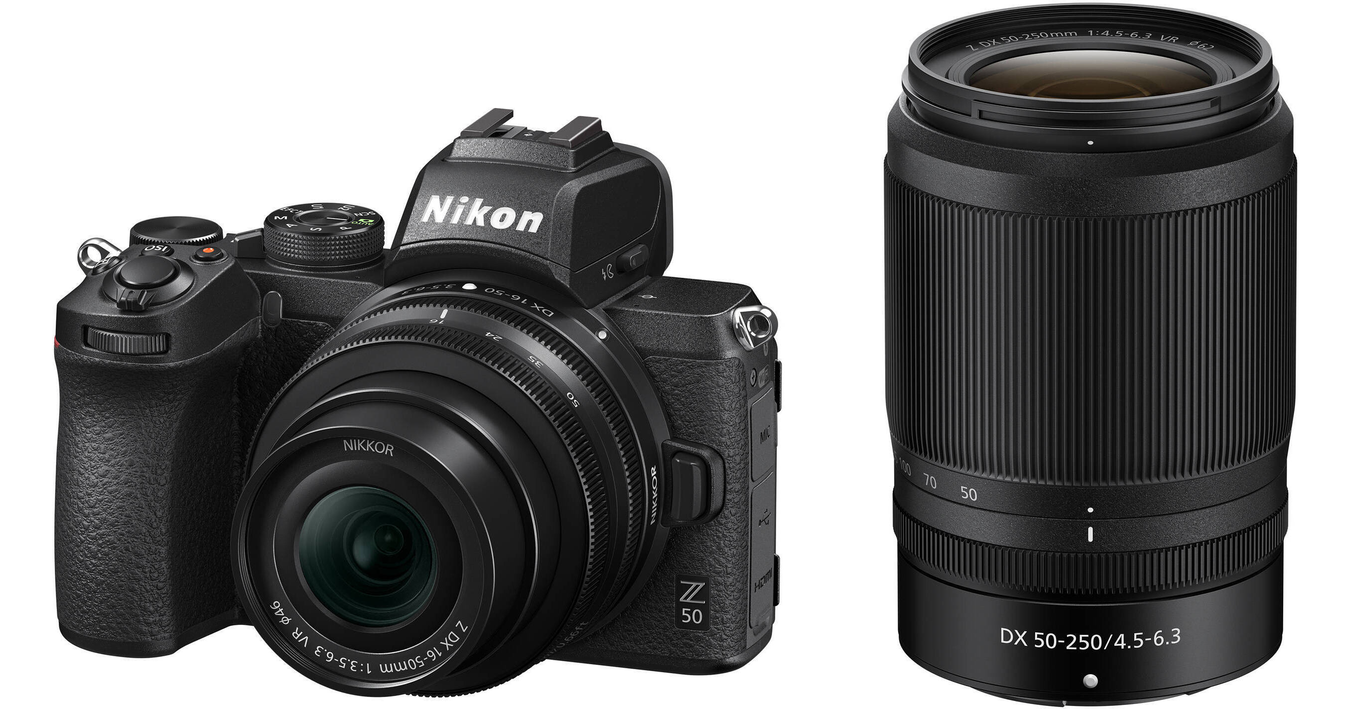 Nikon Z 50 Mirrorless Digital Camera with 16-50mm and 1632OB B&H