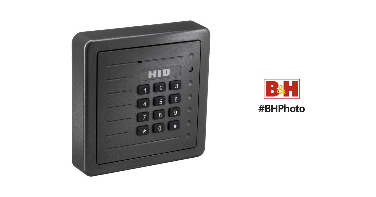 HID ProxPro 5355 Card Reader/Keypad Access Device 5355AGK00 