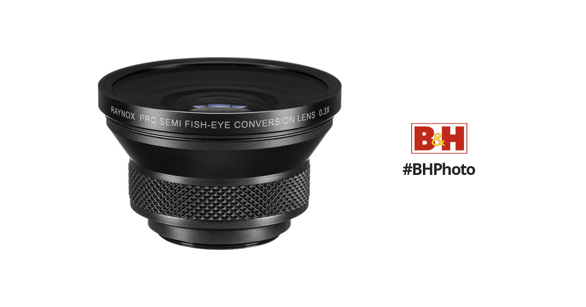 Raynox HD-3035PRO Semi-Fisheye Conversion Lens with One Adapter Ring (0.3x,  37mm)