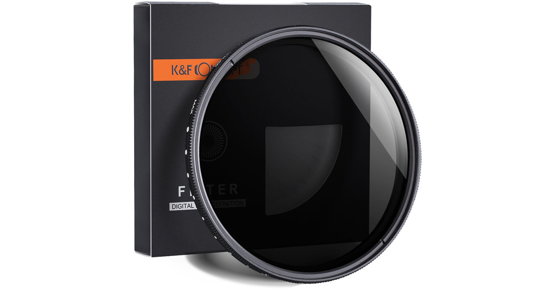 Pig Iron FADE2BLACK Variabler ND-Filter – Stufenlos Von ND2 Bis ND400, 62 Mm, Für Kameras