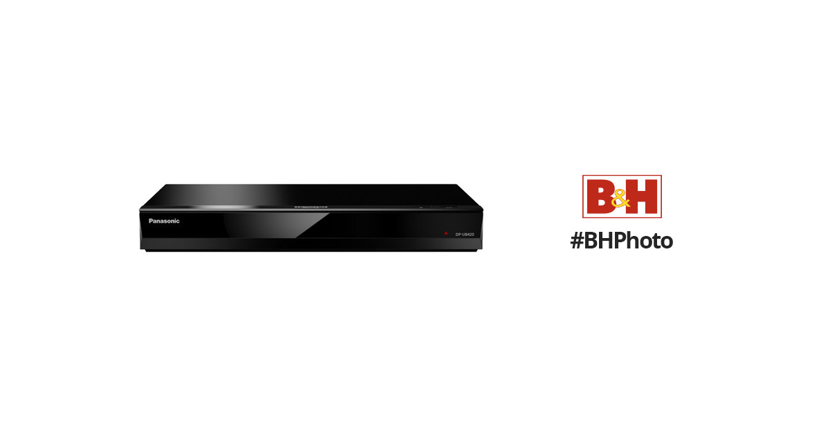 Panasonic 4K Streaming Blu-ray Player with Ultra HD Premium Video Playback  and Hi-Res Audio - DP-UB420P-K