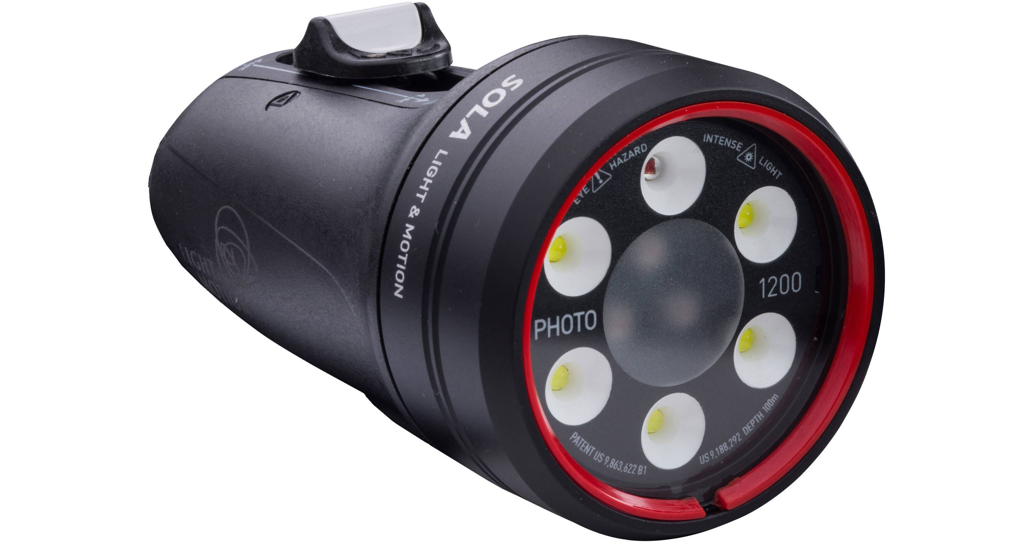 Light & Motion Sola Photo 1200 Red LED Dive Light (US)