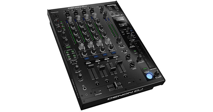 Denon DJ X1850 PRIME Professional 4-Channel DJ Club Mixer with Smart Hub