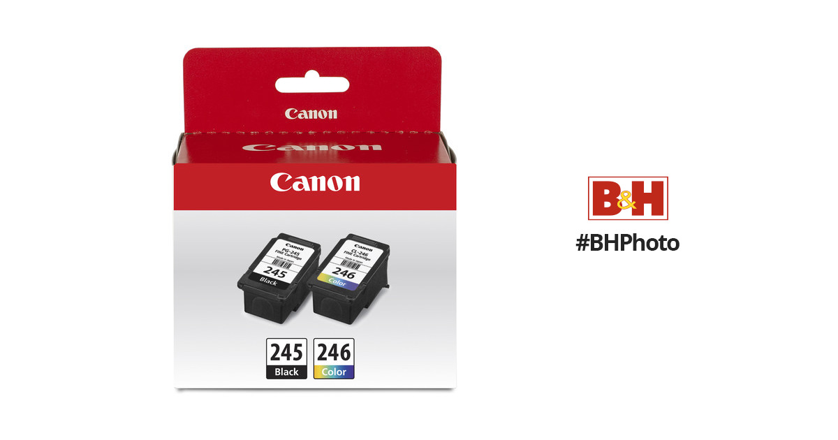 Canon PG-245 CL-246 Value Pack for PIXMA MX492  8281B007 BH