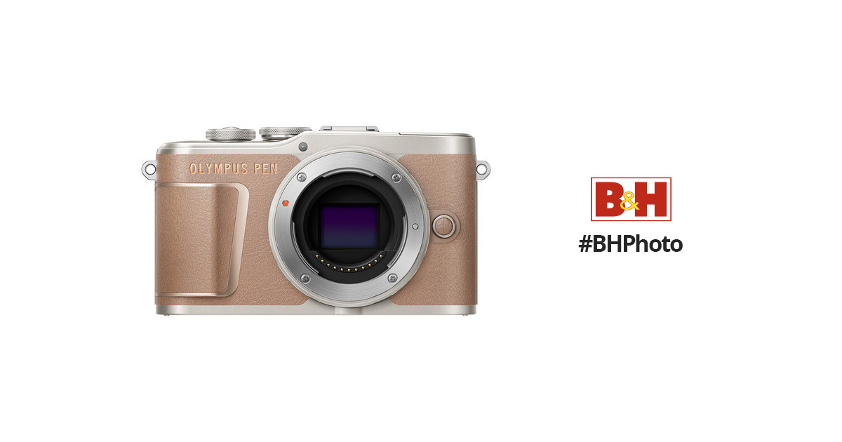 Olympus PEN E-PL10 Mirrorless Camera (Brown) V205100NU000 B&H