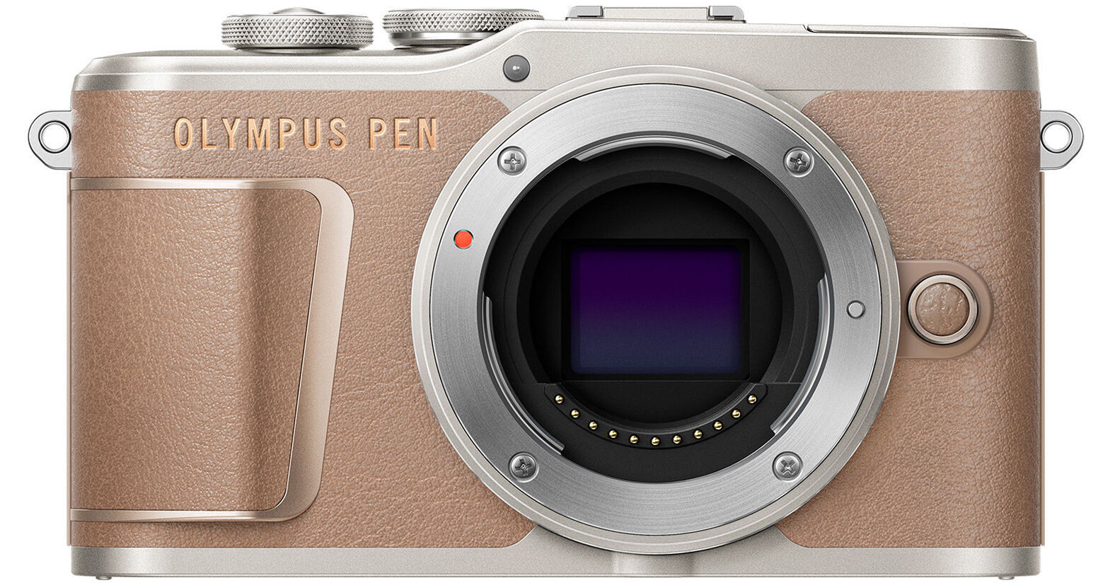 Olympus PEN E-PL10 Mirrorless Camera (Brown) V205100NU000 Bu0026H