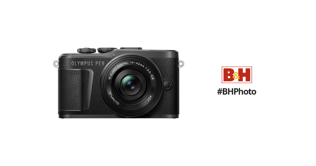 Olympus PEN E-PL10 Mirrorless Camera & Olympus ED M. 14-42mm f/3.5-5.6 EZ  Lens