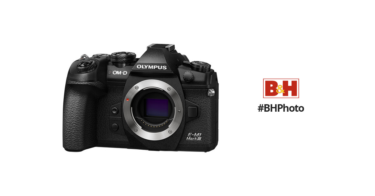 Olympus OM-D E-M1 Mark III Mirrorless Camera V207100BU000 B&H