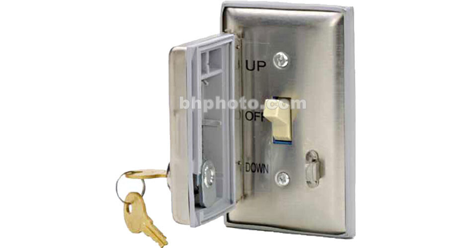 Draper Key Operated Switch with Locking Coverplate 121019 B&H