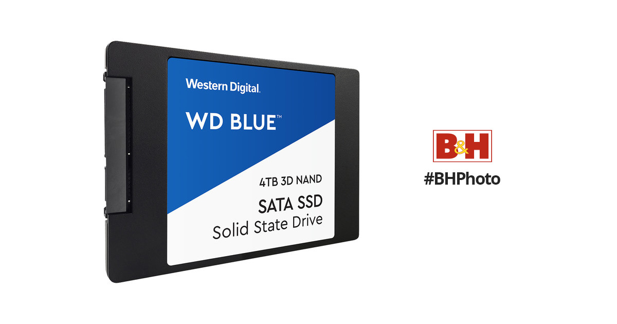 WD 4TB Blue 3D NAND SATA III 2.5 Internal SSD