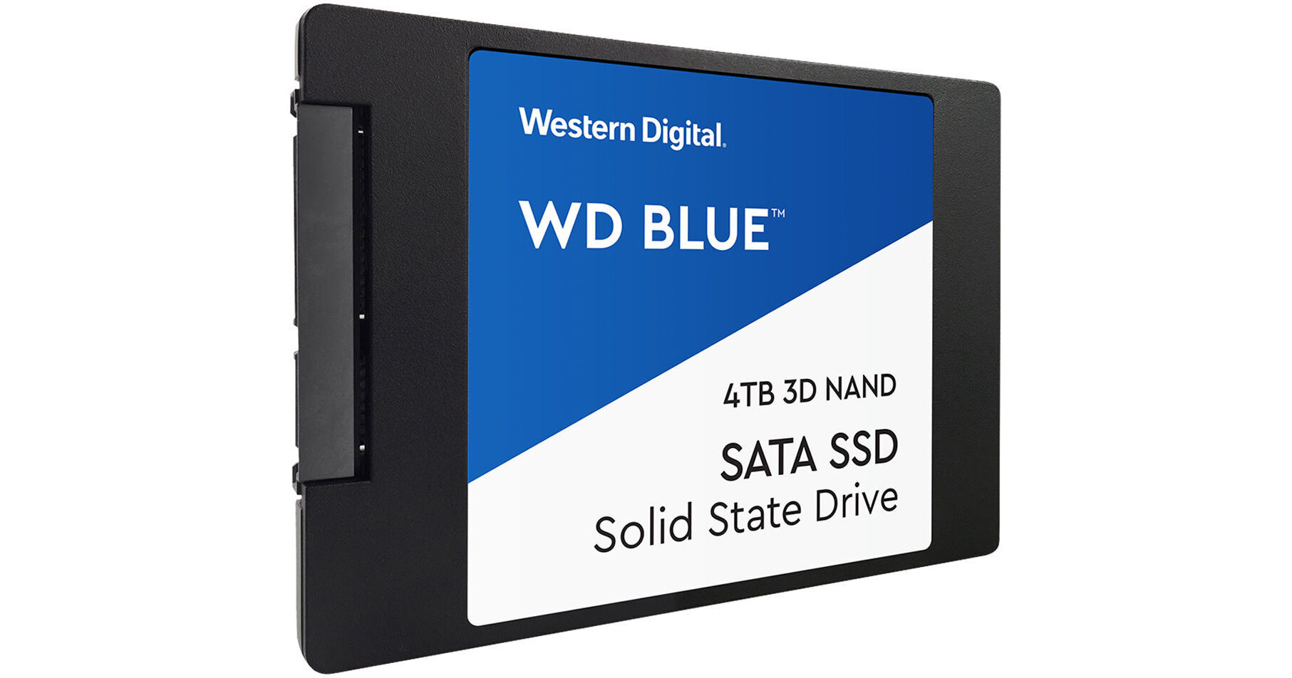  Western Digital 4TB WD Blue 3D NAND Internal PC SSD - SATA III  6 Gb/s, 2.5/7mm, Up to 560 MB/s - WDS400T2B0A : Electronics