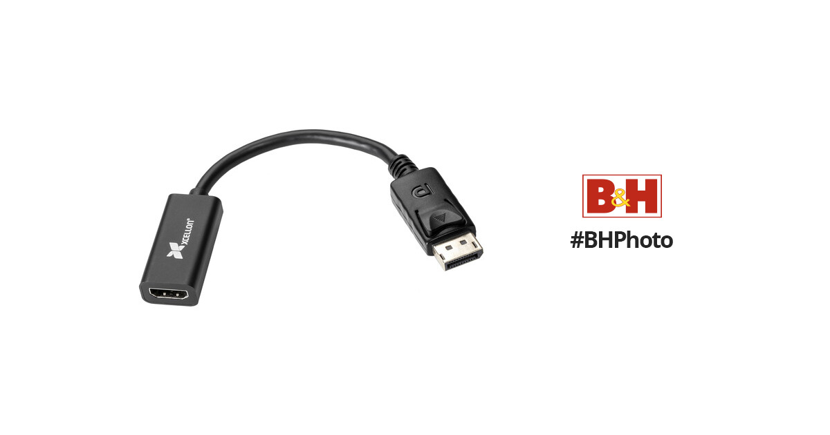 Xcellon DP-HDMI-46A DisplayPort to HDMI 4K Active Adapter Cable</strong>