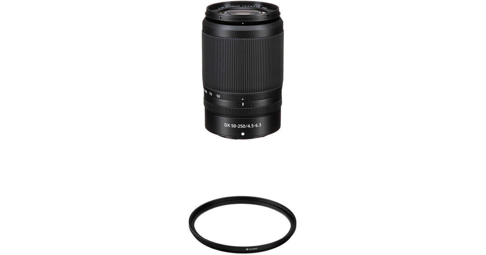 Nikon NIKKOR Z DX 50-250mm f/4.5-6.3 VR Lens with UV Filter Kit