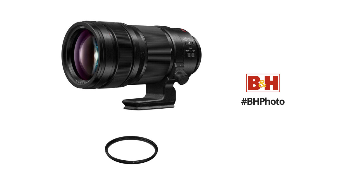 Panasonic Lumix S PRO 70-200mm f/2.8 O.I.S. Lens with UV Filter