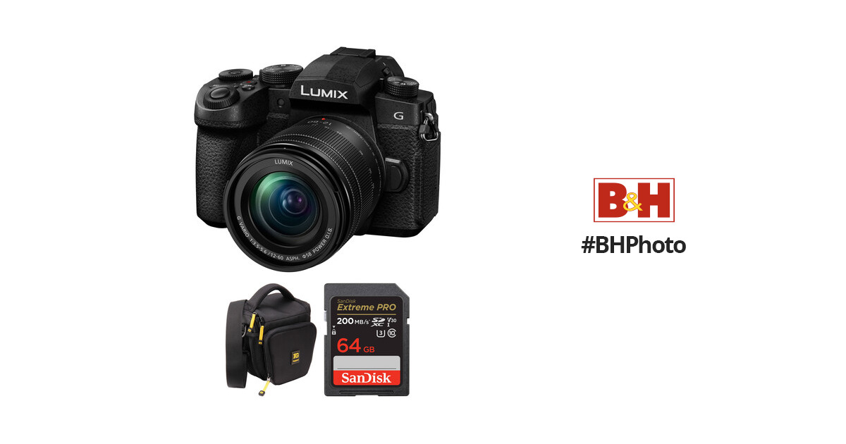 Panasonic Lumix G95 Mirrorless Camera with 12-60mm Lens and