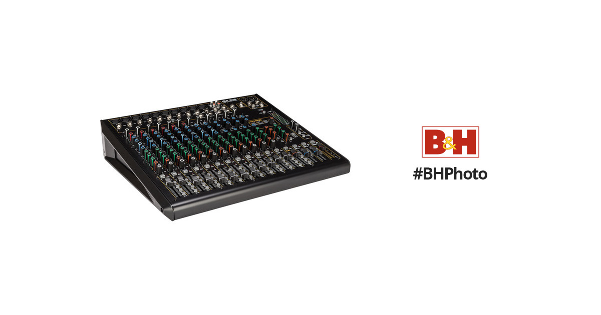 RCF F-16XR 16-Channel Mixer with Multi-FX and Stereo USB F16-XR