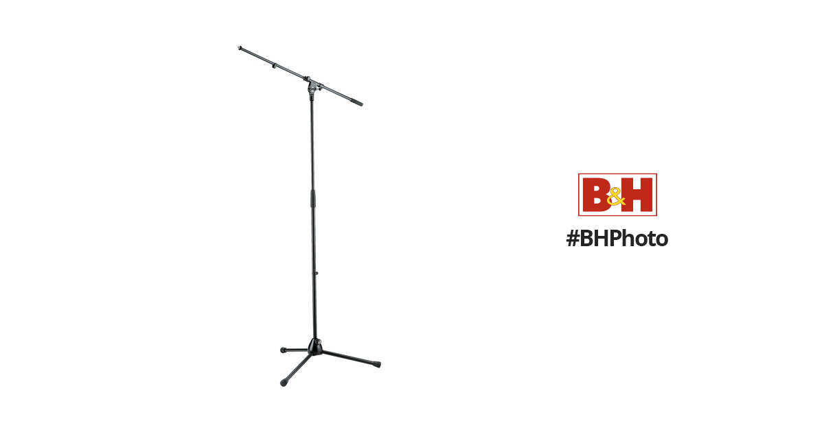 KM 21020 Tripod Microphone Stand with Boom (Black) 21020-500-55