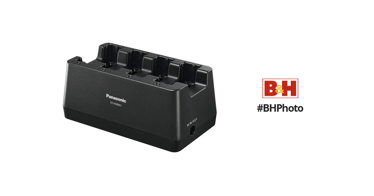 Panasonic 4-Bay Battery Charger for Toughbook 55 FZ-VCB551M BH