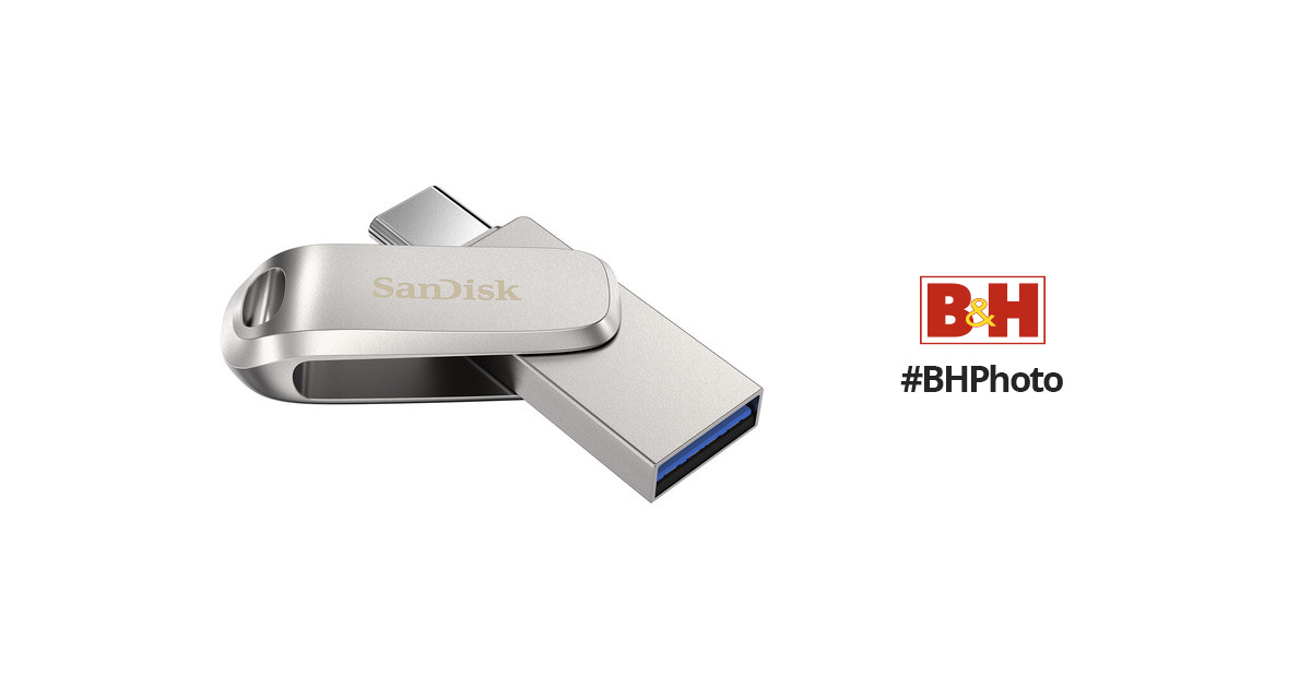 MINIDISCO PENDRIVE 512GB. SANDISK ULTRA DUAL LUXE USB3.0 / USB-C