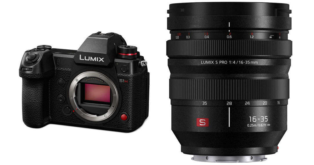 Panasonic Lumix S1H Mirrorless Camera with 16-35mm f/4 Lens Kit