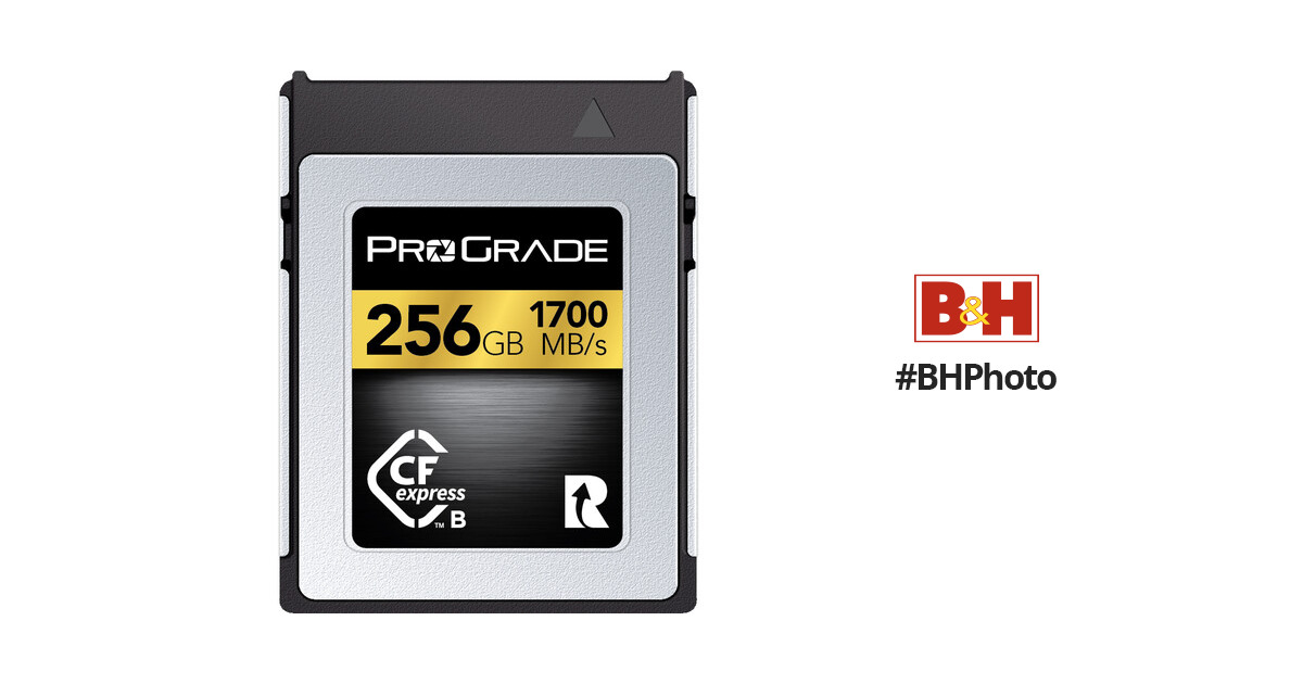 ProGrade Digital 256GB CFexpress 2.0 Type B Gold PGCFX256GAPBH