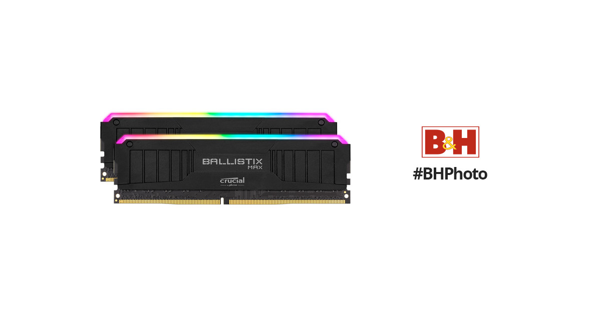Crucial 16GB Ballistix MAX RGB DDR4 4000 MHz BLM2K8G40C18U4BL