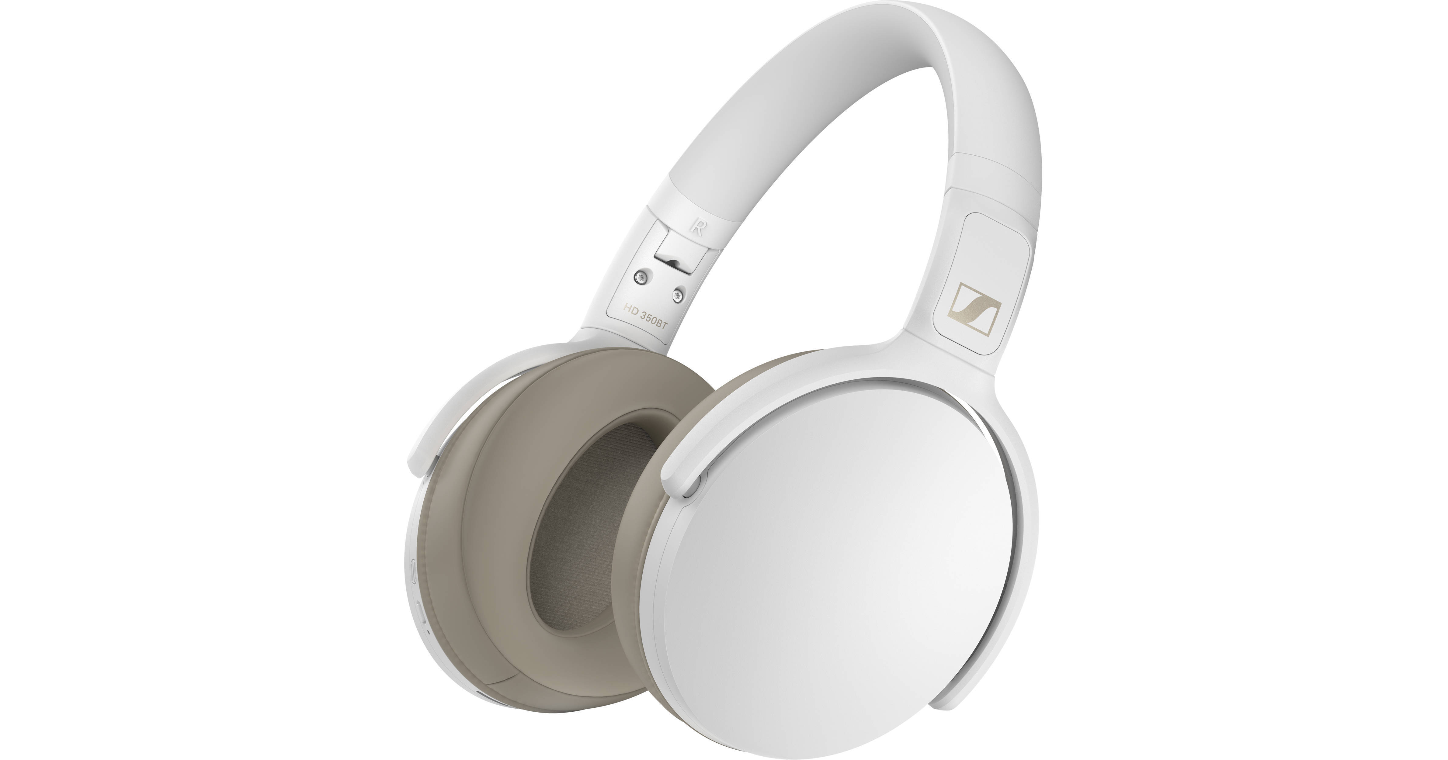 Sennheiser HD 350BT Wireless Over-Ear Headphones (White 