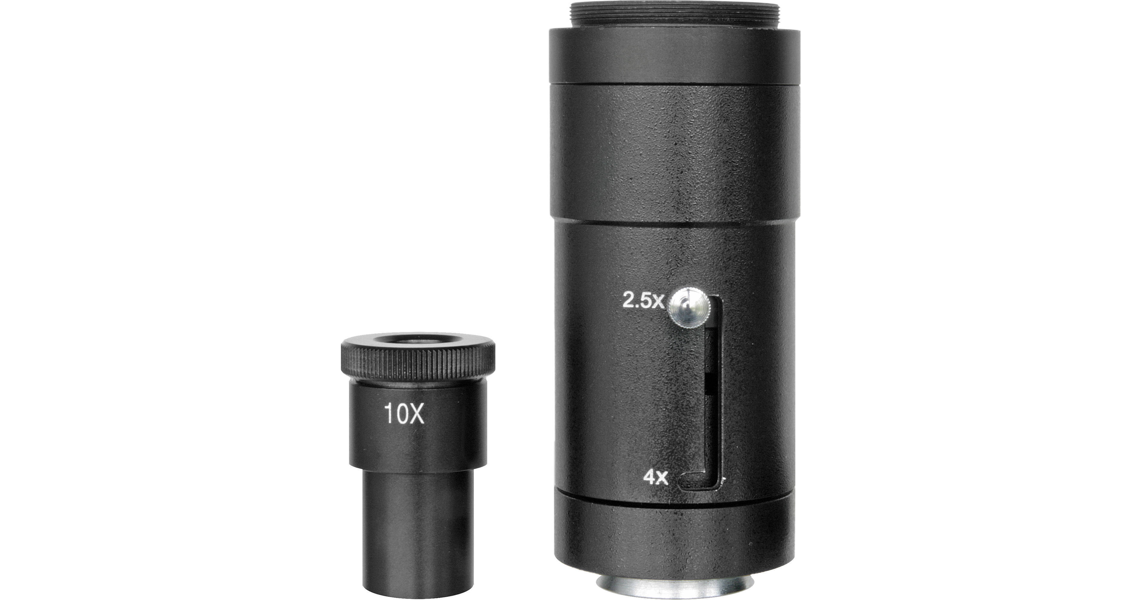 BRESSER 2.5x/4x Microscope Photo Adapter with 10x Eyepiece