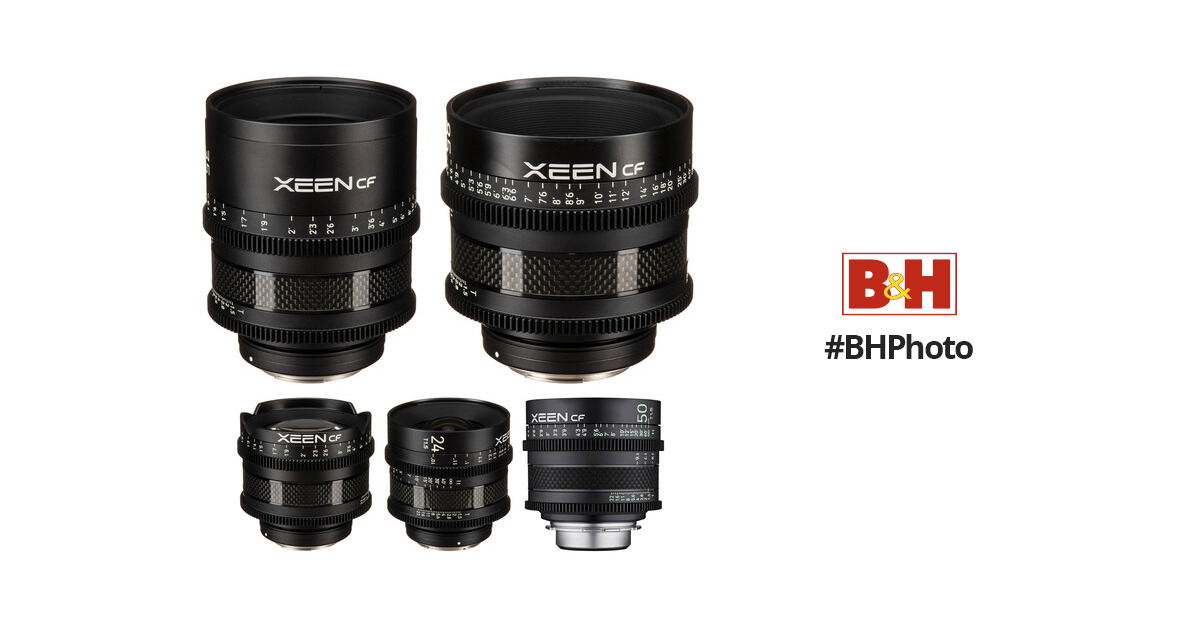 Rokinon XEEN CF Pro 5-Lens EF-Mount Cine Lens Kit BH Photo