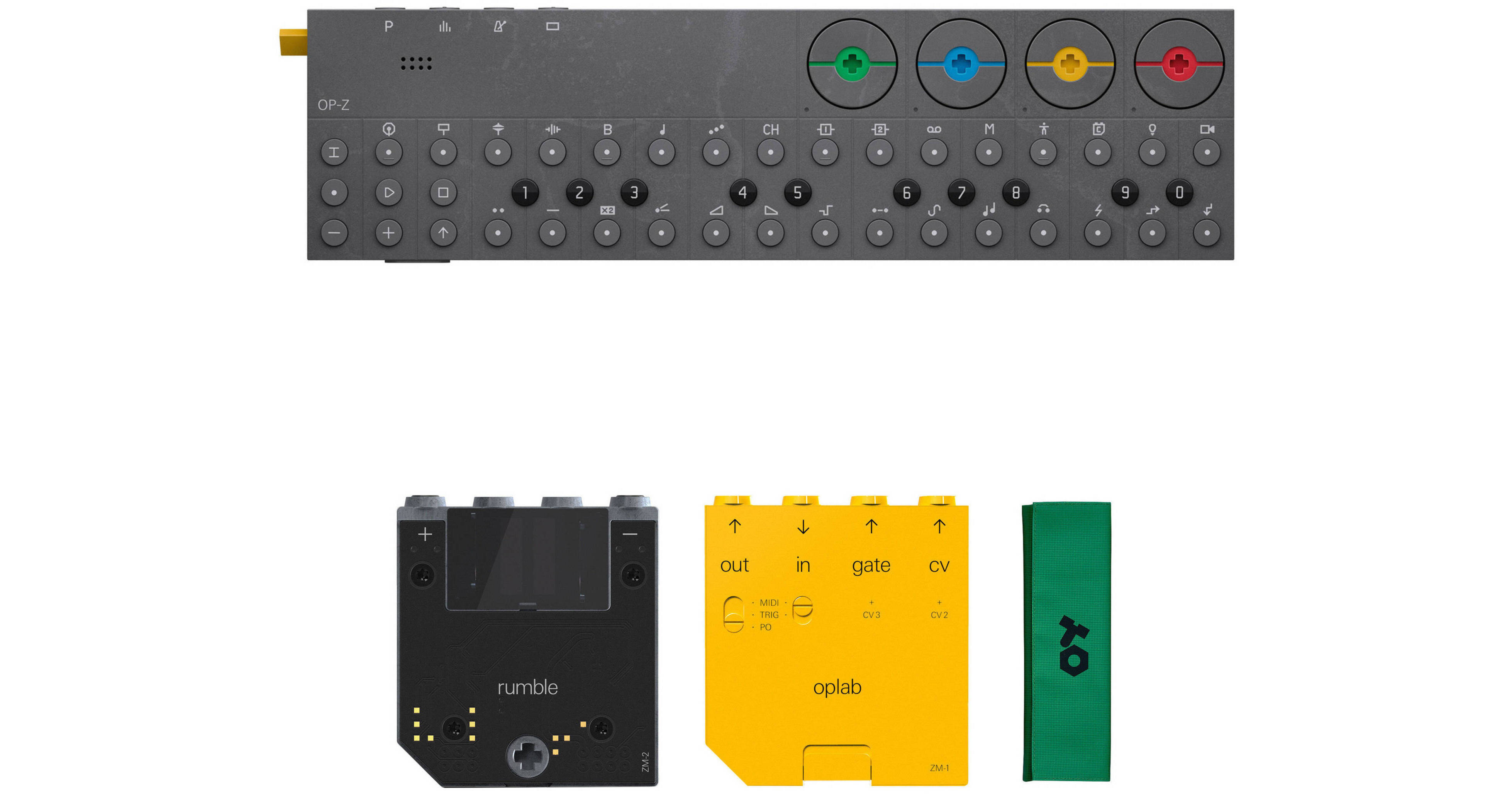 teenage engineering OP-Z Synthesizer Kit with Haptic Subwoofer