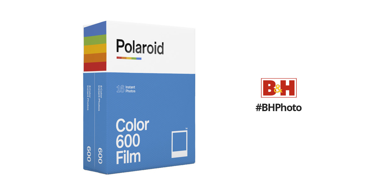 Polaroid Color Film for 600 Double Pack, 16 Photos (6012)