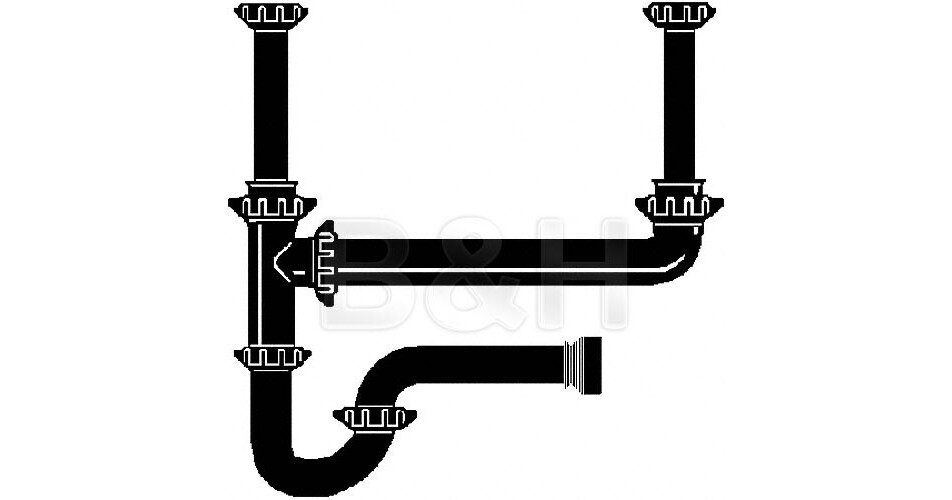 Delta 1 4 Foot Econo ABS Plastic Sink (Holds 3-11x14 or 2-16x20  Trays)(48x24x5)