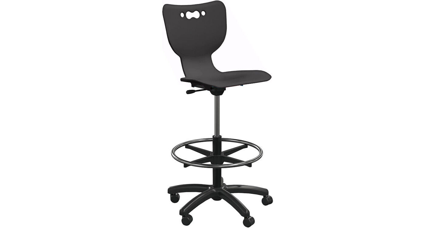 Balt Hierarchy 5-Star Stool with Pneumatic Lift (Black)