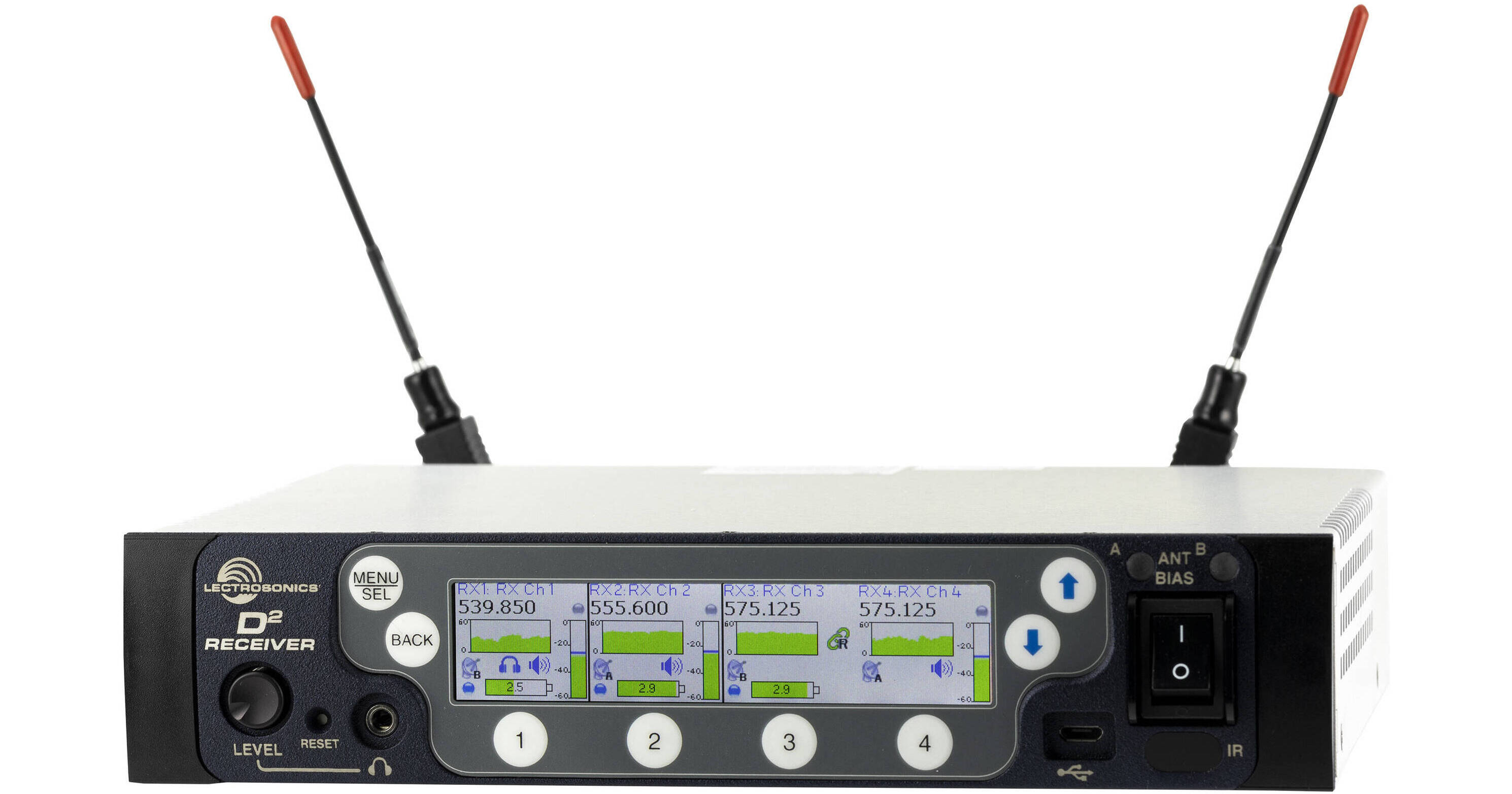 Lectrosonics DSQD/AES3 4-Channel Digital Wireless DSQD/AES3 B&H