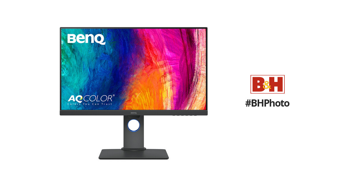 BenQ PD2705Q Mac-Ready Monitor 27” QHD 1440p | 100% Rec.709 & sRGB | IPS |  DeltaE ≤3 | Calibration Report | ICC Sync | AQCOLOR | Pantone | Ergonomic 