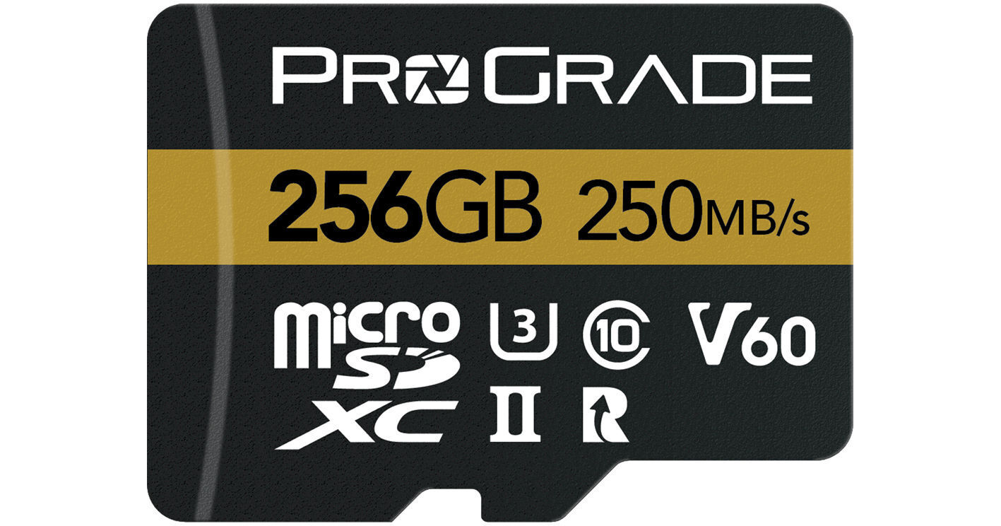 ProGrade Digital 256GB UHS-II microSDXC Memory Card