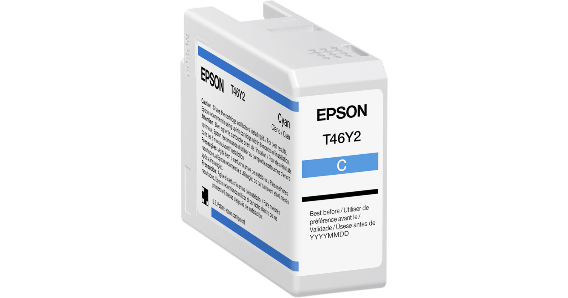 Epson T46y Cyan Ultrachrome Pro10 Ink Cartridge 50ml T46y200 