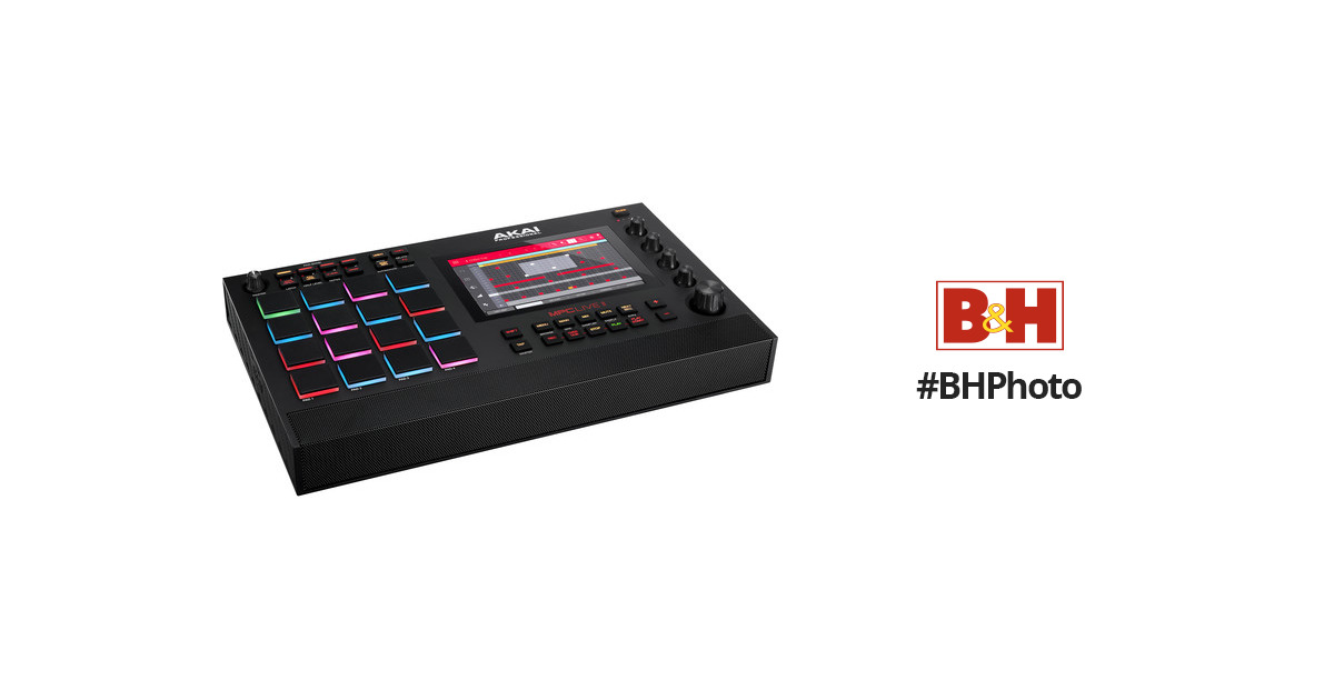 Akai Professional MPC Live II Standalone Music Production Center with  Built-In Monitors and CV/Gate I/O