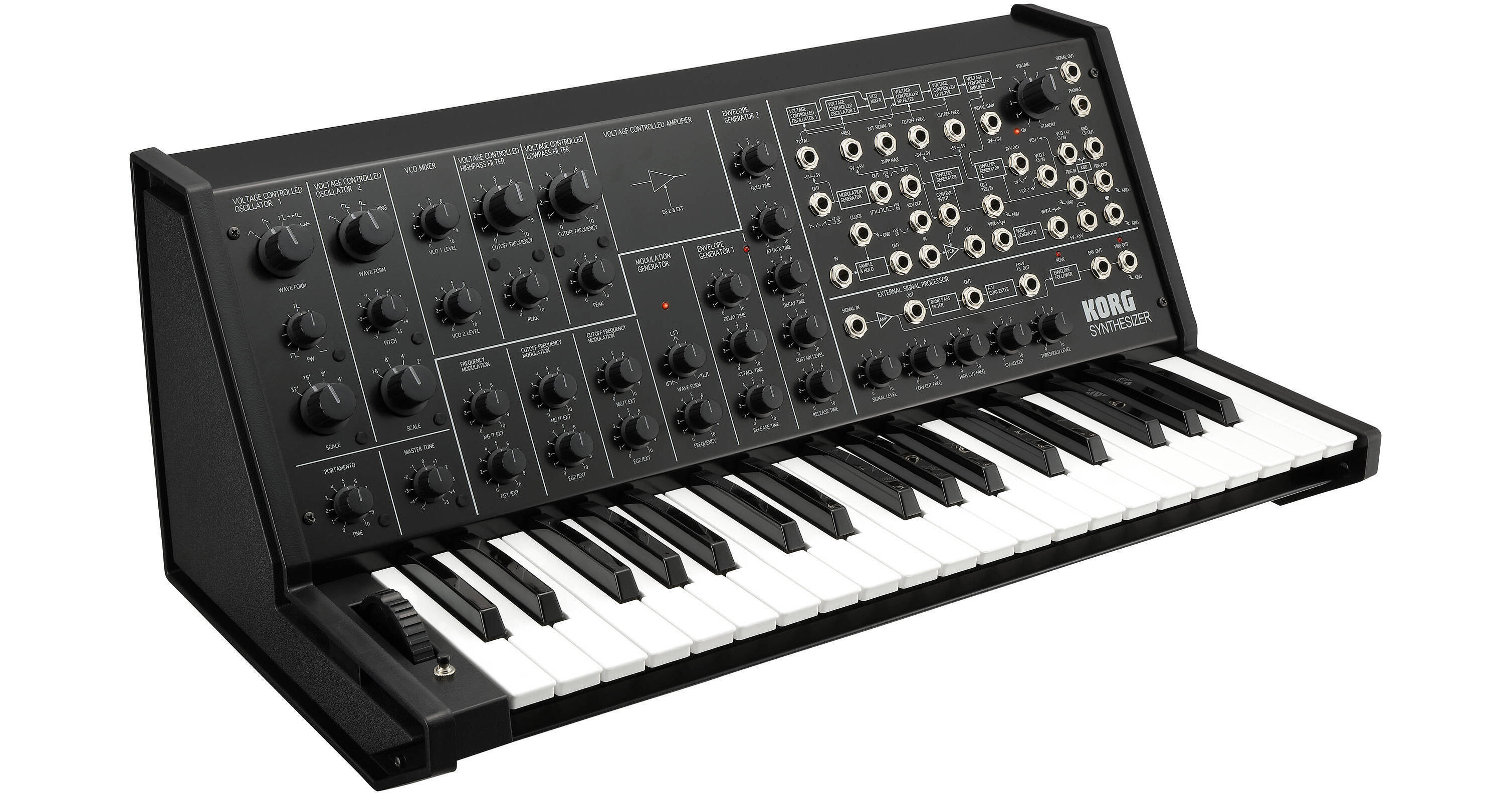 Korg Ms Fs Monophonic Analog Synthesizer Black Msfsblack