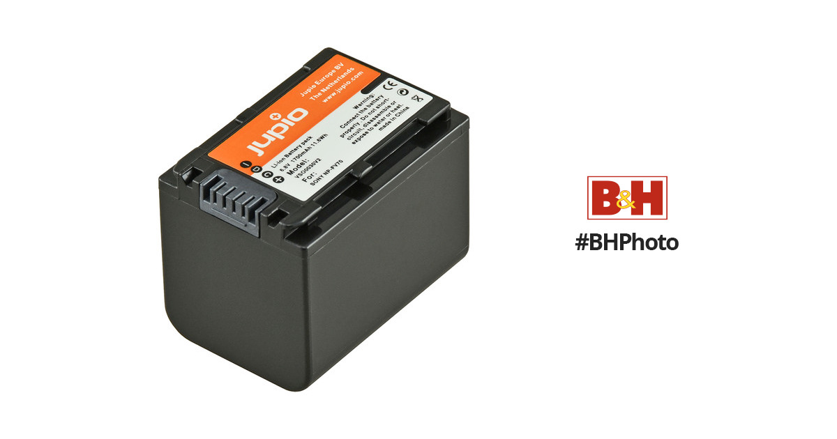 Jupio NP-FV70 V2 Lithium-Ion Battery Pack (6.8V, 1700mAh)