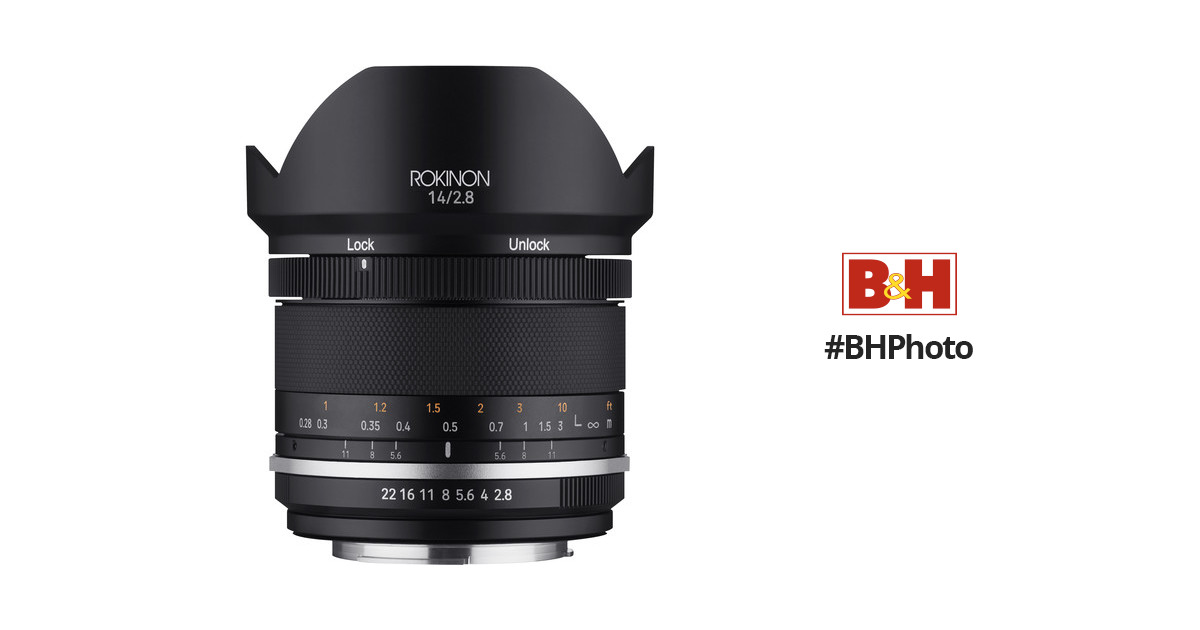 Rokinon 14mm f/2.8 Series II Lens for Canon EF-M SE14-M B&H