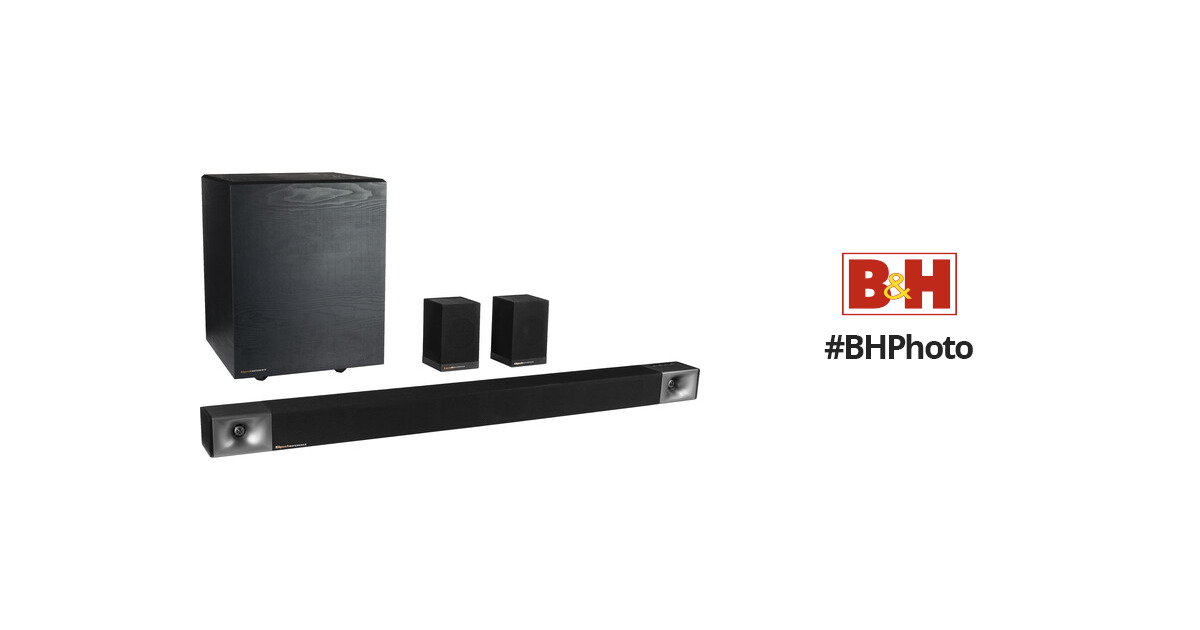  Klipsch Cinema 600 5.1 Sound Bar Surround Sound System con  discretos altavoces Surround 3 : Electrónica