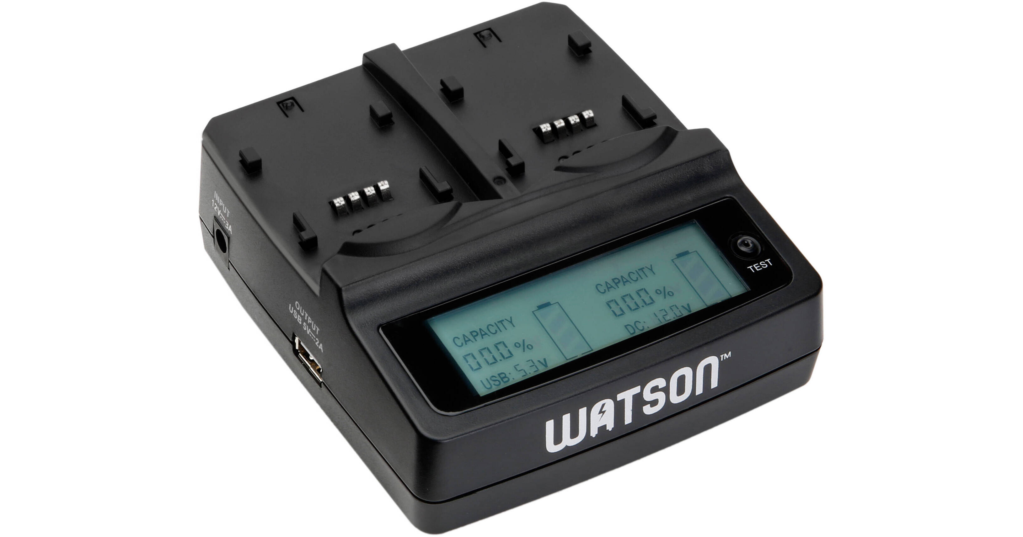 Watson Duo LCD Battery Charger II DLCX B&H Photo Video
