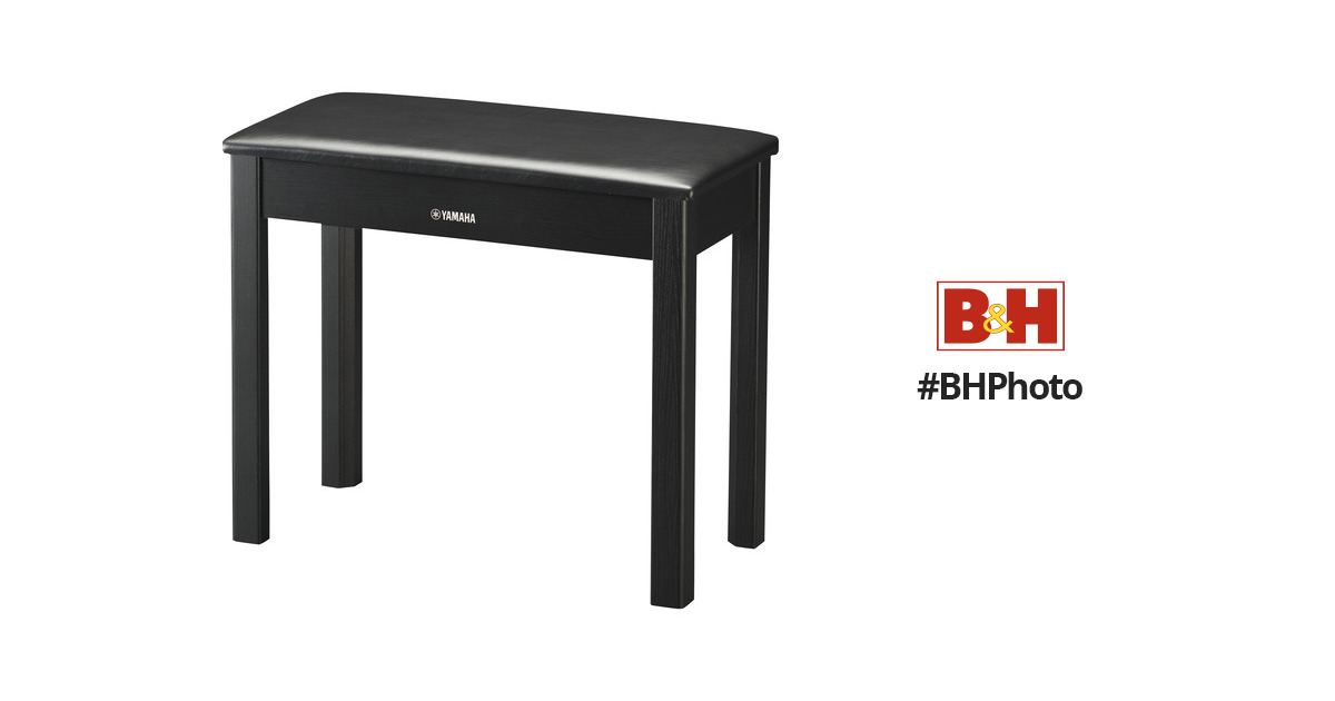 Yamaha BC-108 Padded Piano Bench (Black) BC108B BH Photo Video