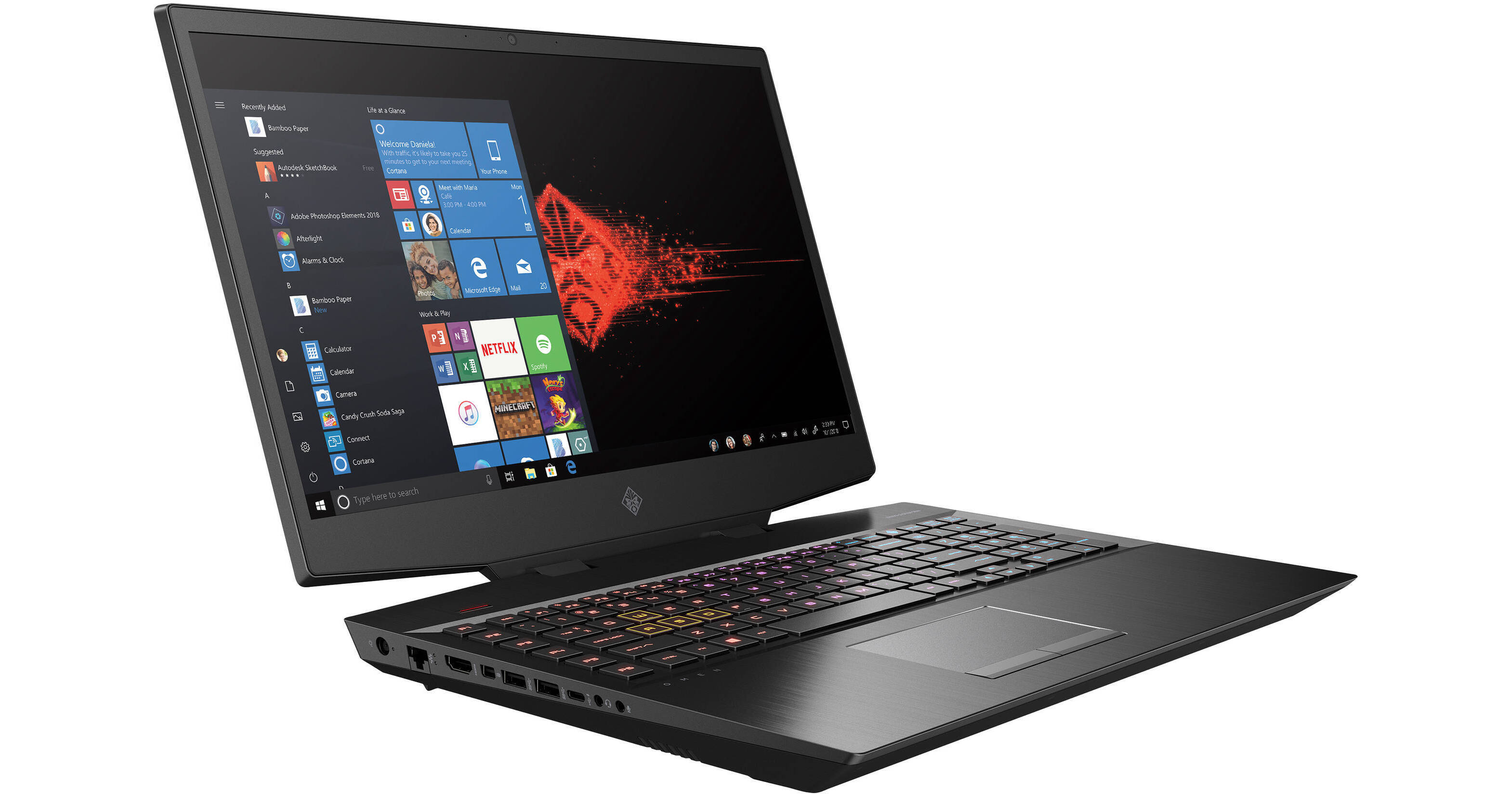 Hp 17 3 Omen 17 Cb1070nr Laptop 2q440ua Aba B H Photo