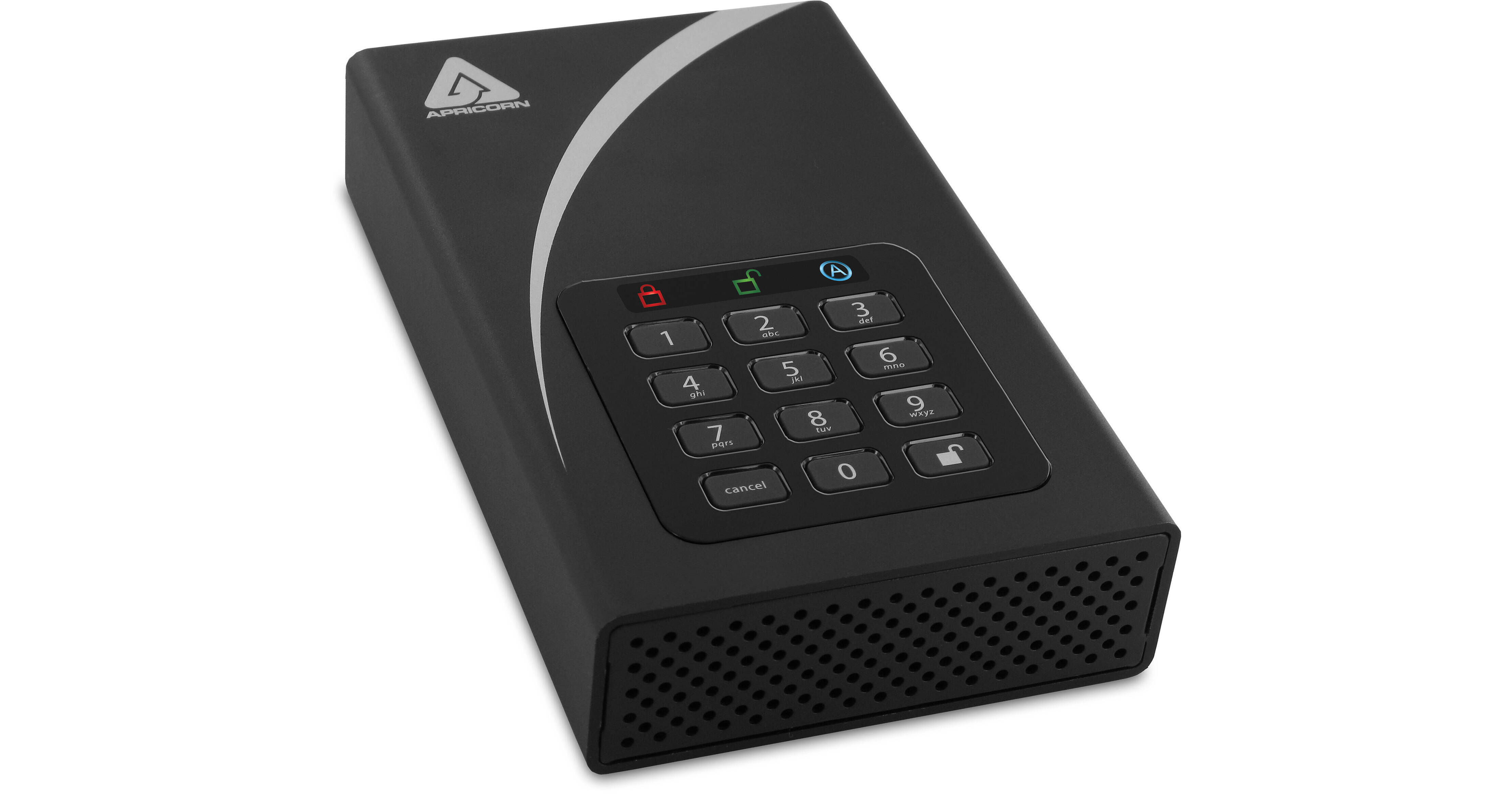Apricorn 16TB Aegis Padlock DT USB 3.0 External ADT3PL25616TB